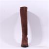 Miss Elastic Pointed High Heel Knee High - Brown Stretch